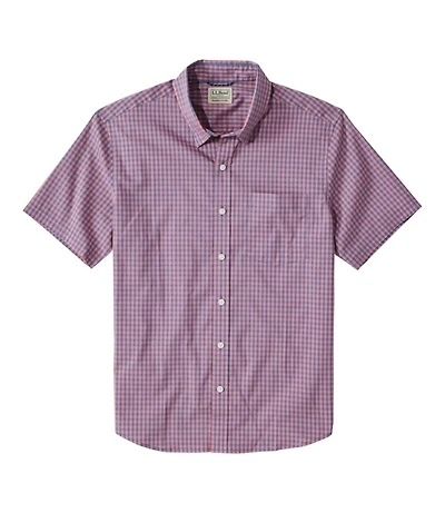 Men's Comfort Stretch Performance® Shirt, Short-Sleeve, Slightly Fitted Untucked Fit
