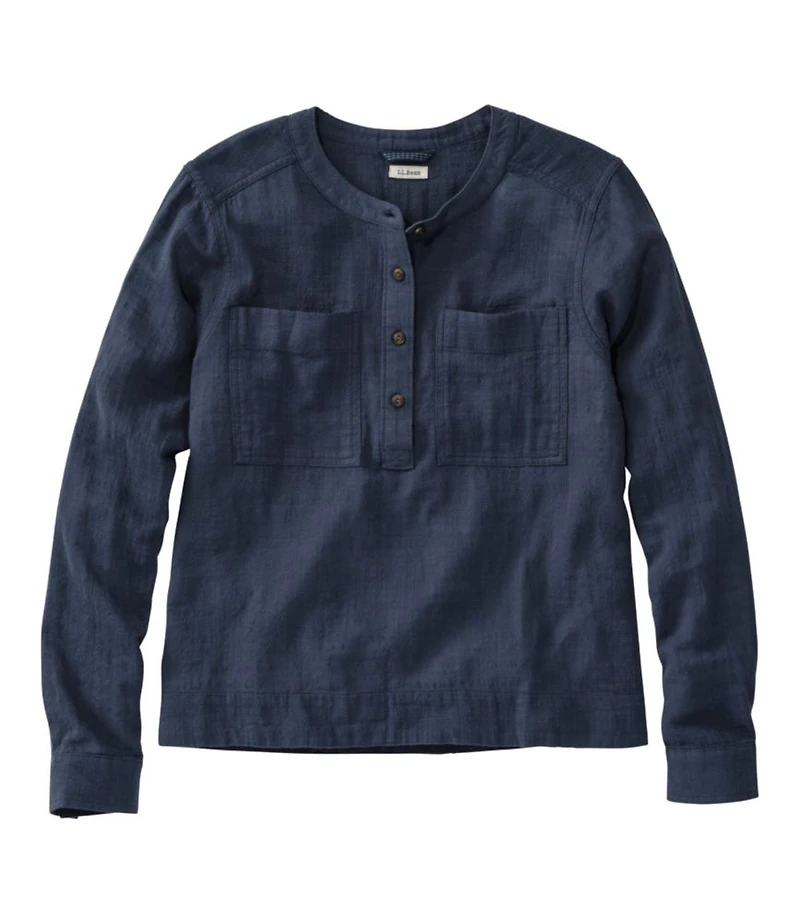 Women's L.L.Bean Day Breeze Shirt, Long-Sleeve Collarless