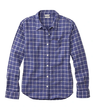 Women's Bean's Seacoast Seersucker Big Shirt