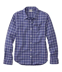Women's Bean's Seacoast Seersucker Big Shirt