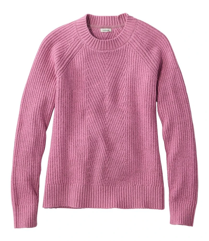 Women's Mariner Shaker Sweater, Crewneck