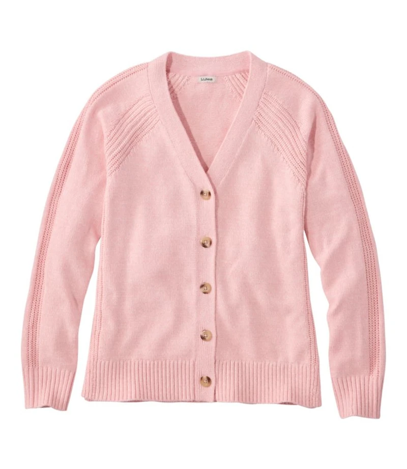 Women's Mariner Shaker Sweater, V-Neck Cardigan