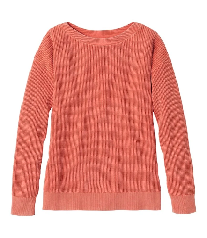 Women's Sunwashed Waffle Sweater