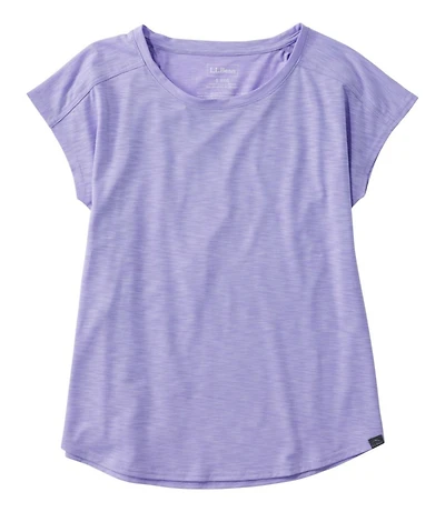 Women's Streamside Tee, Short-Sleeve Ruched Crew