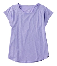 Women's Streamside Tee, Short-Sleeve Ruched Crew