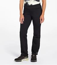 Women's PrimaLoft ThermaStretch Fleece Pants, Mid-Rise Straight-Leg