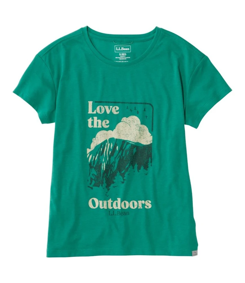 Women's Vista Camp Tee, Short-Sleeve Graphic Crew