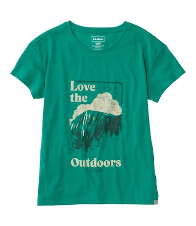 Women's Vista Camp Tee, Short-Sleeve Graphic Crew