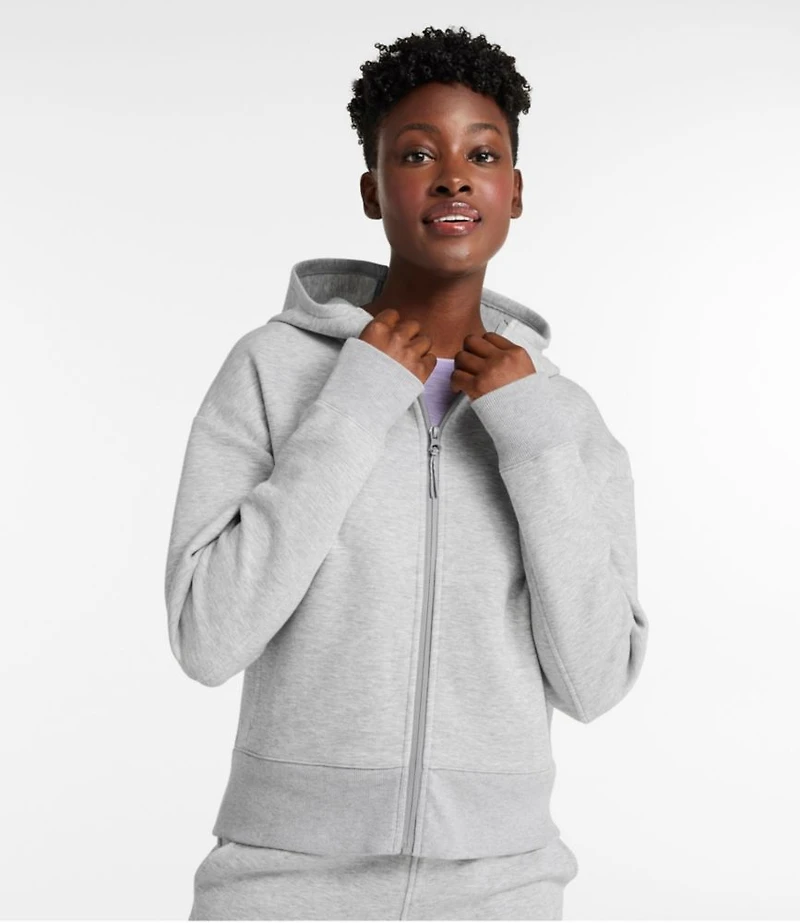 Women's Multisport Lifestyle Hoodie, Oversized Full-Zip