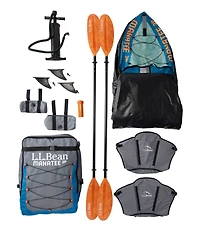 L.L.Bean Manatee Inflatable Tandem Kayak Package