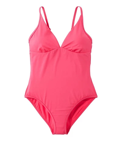 Women's Coastal Essentials Swimwear, V-Neck Tanksuit