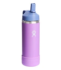 Kids' Hydro Flask Wide Mouth Straw Cap And Boot, 18 oz.
