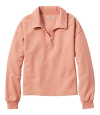 Women's Sunwashed Sweats, Splitneck Polo