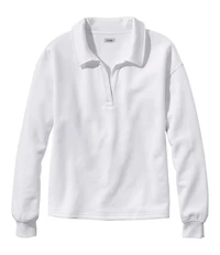 Women's Sunwashed Sweats, Splitneck Polo