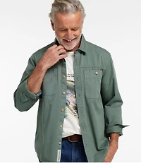 Men's Signature Washed Field Shirt, Slim Fit