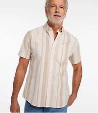 Men's Signature Stretch Poplin Shirt, Short-Sleeve, Slim Fit