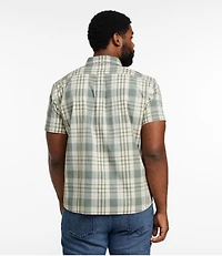 Men's Signature Stretch Poplin Shirt, Short-Sleeve, Slim Fit