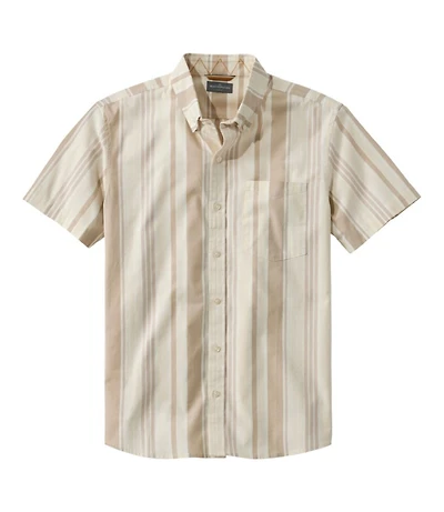 Men's Signature Stretch Poplin Shirt, Short-Sleeve, Slim Fit