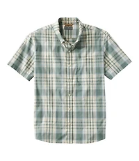 Men's Signature Stretch Poplin Shirt, Short-Sleeve, Slim Fit