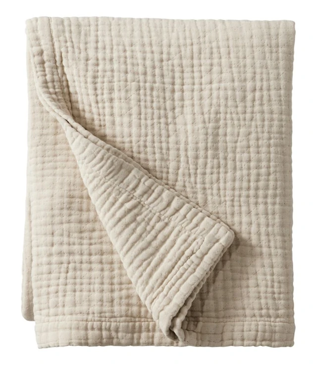 Lightweight Cotton Gauze Throw