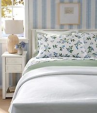 Jess Franks Blueberry Print Percale Sheet Set Collection