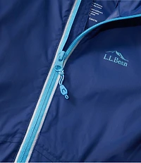 Kids' Wind and Rain Jacket, Reflective Zipper
