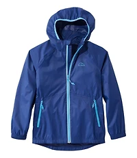Kids' Wind and Rain Jacket, Reflective Zipper