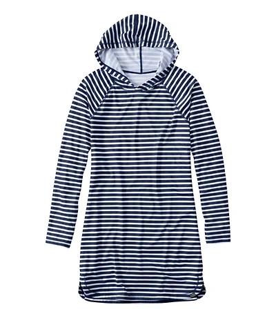 Women's SunSmart® UPF 50+ Sun Shirt, Hooded Tunic Print