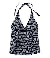 Women's BeanSport Swimwear, Halter Tankini Top Print
