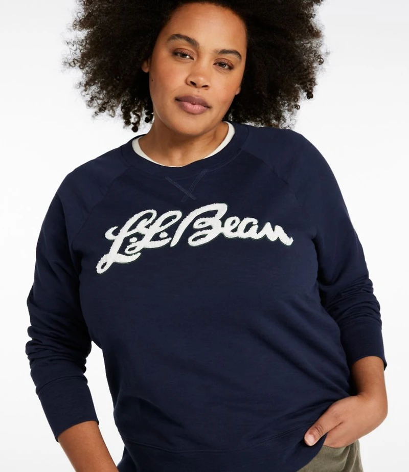 Women's Peaks Island Crewneck, Logo