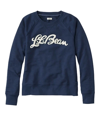 Women's Peaks Island Crewneck, Logo
