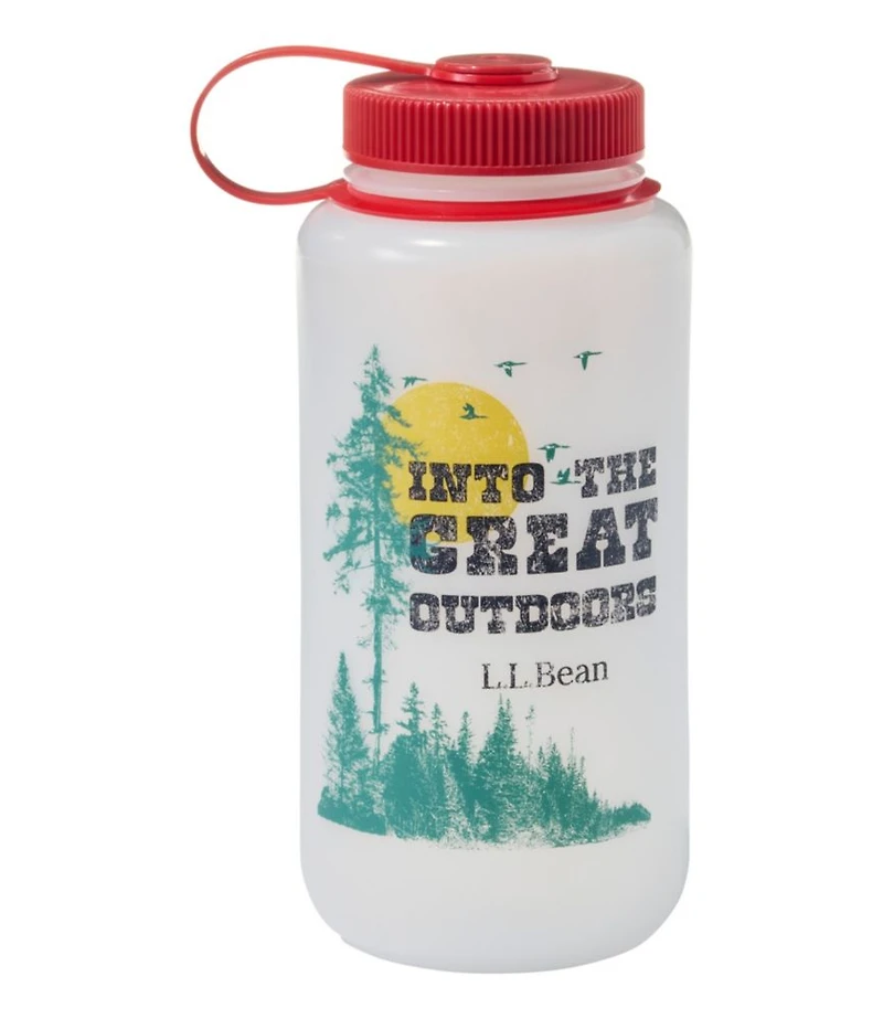 Nalgene Ultralite Wide Mouth Water Bottle with L.L.Bean Print, 32 oz.