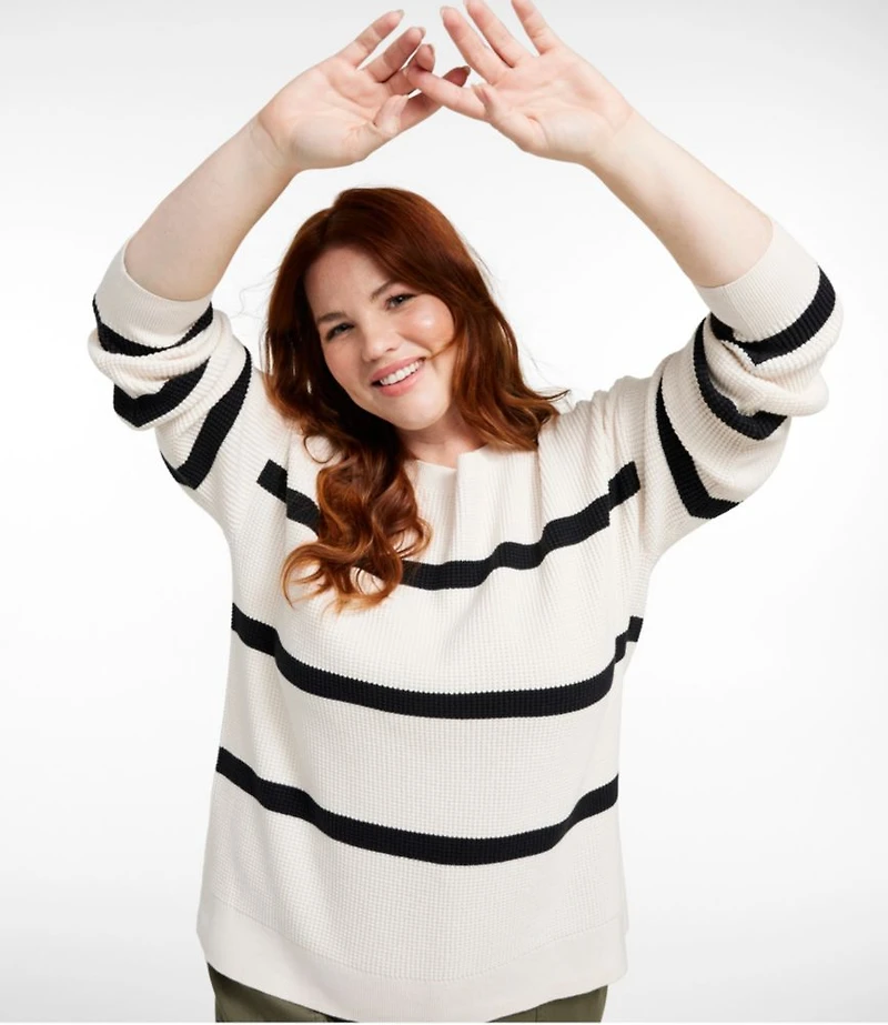 Women's Sunwashed Waffle Sweater