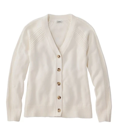 Women's Mariner Shaker Sweater, V-Neck Cardigan