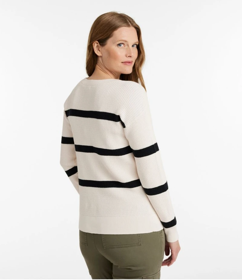 Women's Sunwashed Waffle Sweater
