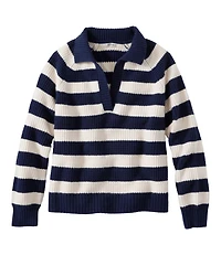 Women's SuperSoft Waffle Sweater, Polo Stripe