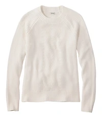 Women's Mariner Shaker Sweater, Crewneck
