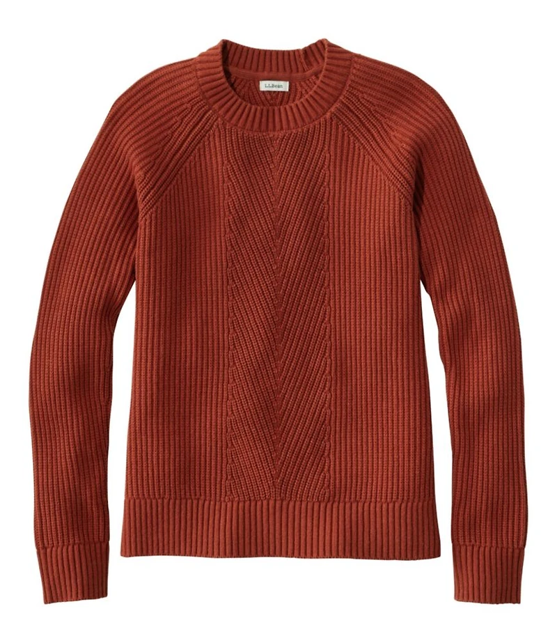 Women's Mariner Shaker Sweater, Crewneck
