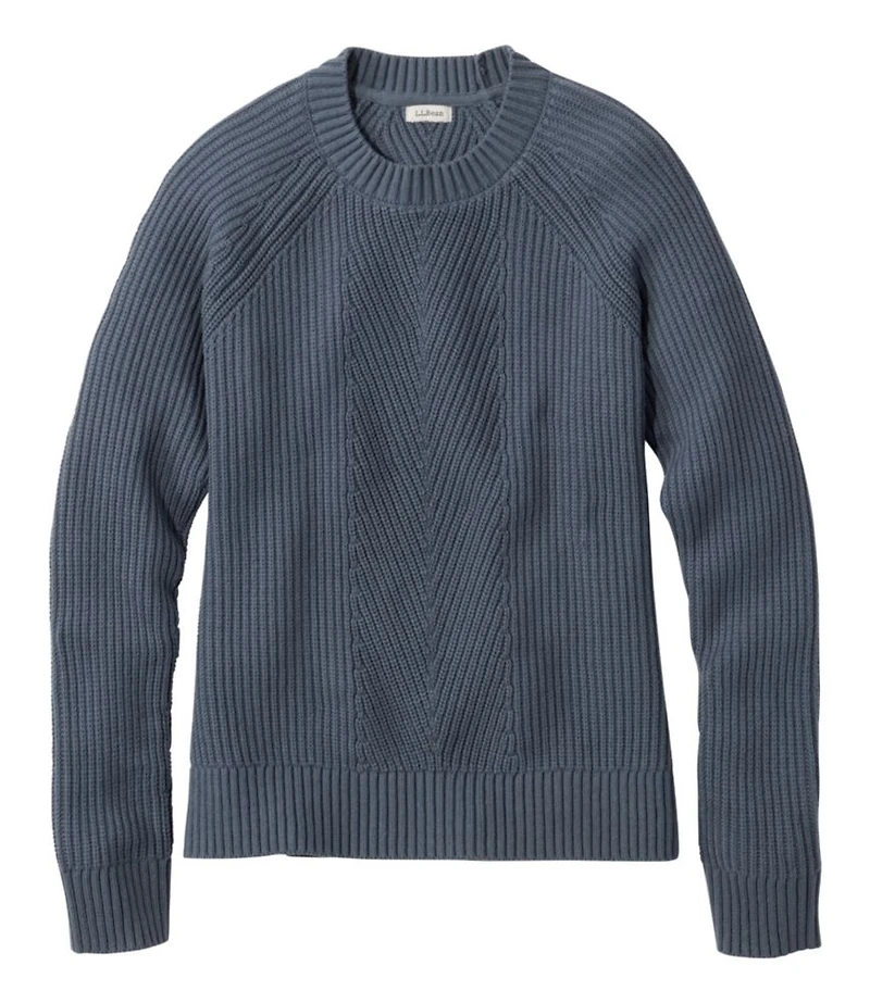 Women's Mariner Shaker Sweater, Crewneck