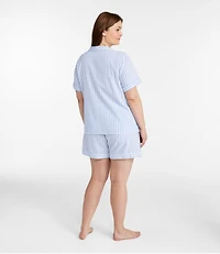 Women's Bean's Seacoast Seersucker Short Set