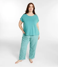 Women's Bean's Seacoast Seersucker Pajama Pant Set
