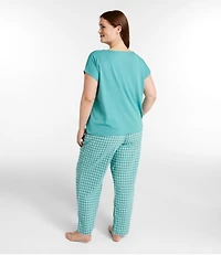 Women's Bean's Seacoast Seersucker Pajama Pant Set