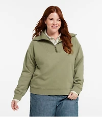 Women's Sunwashed Sweats, Quarter-Zip