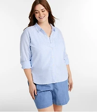 Women's Bean's Seacoast Seersucker Big Shirt