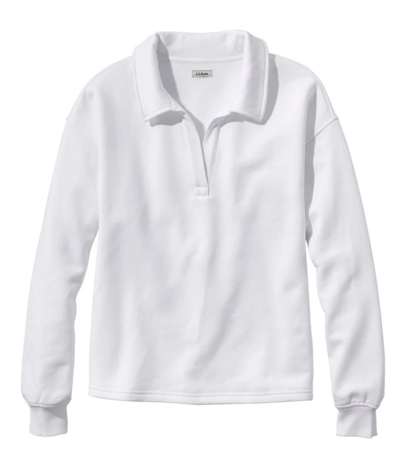 Women's Sunwashed Sweats, Splitneck Polo