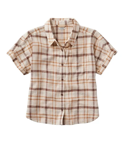 Women's L.L.Bean Day Breeze Shirt, Short-Sleeve Button-Front
