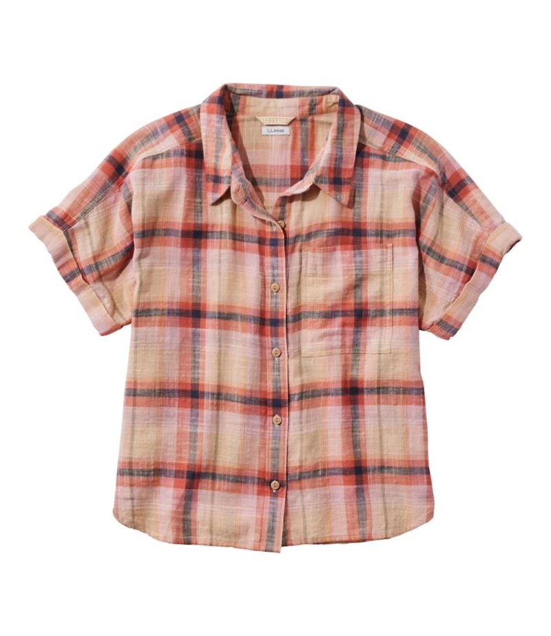 Women's L.L.Bean Day Breeze Shirt, Short-Sleeve Button-Front