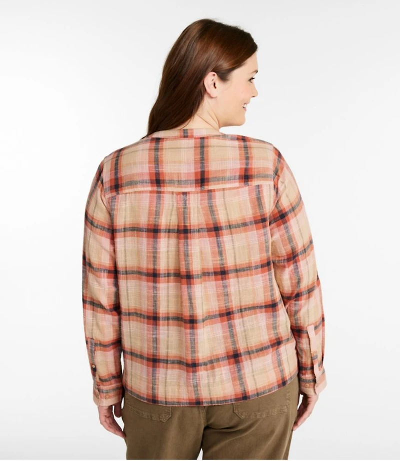 Women's L.L.Bean Day Breeze Shirt, Long-Sleeve Collarless