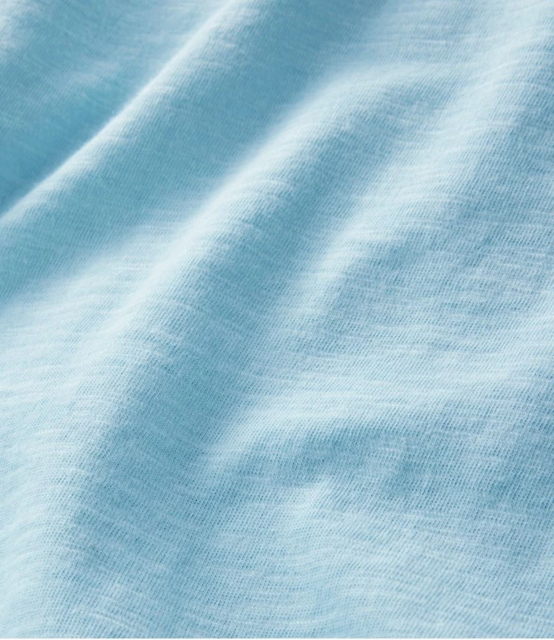 Women's Organic Cotton Tee, V-Neck Cap-Sleeve