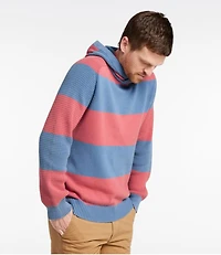 Men's Sunwashed Textured Cotton Sweater, Hoodie, Stripe